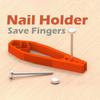 1 шт/2 шт держатель для гвоздей для забивания пластиковых гвоздей фиксирующий инструмент против разбивания пальцев вспомогательный