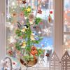 Christmas Wall Sticker Snowflake Christmas Tree Bird Christmas Day Window Sticker Static Glass Sticker Window Decal Home New Day Festival Decoration