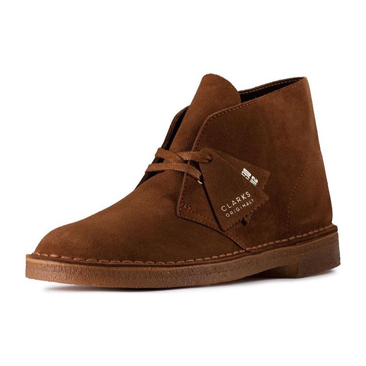 Clarks Оригинальные Ботинки Desert Boot Кола Замша Мужские Кроссовки 26155481