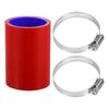 X AUTOHAUX Silicone Hose Silicone Tube with Hose Band Intercooler Turbo Intake Rajeter Hose