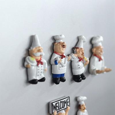 Домашняя Кухня Шеф-повар 3D Декоративные Наклейки на Разделочную Доску Держатель для Заметок Магниты на Холодильник Наклейка для Сообщений