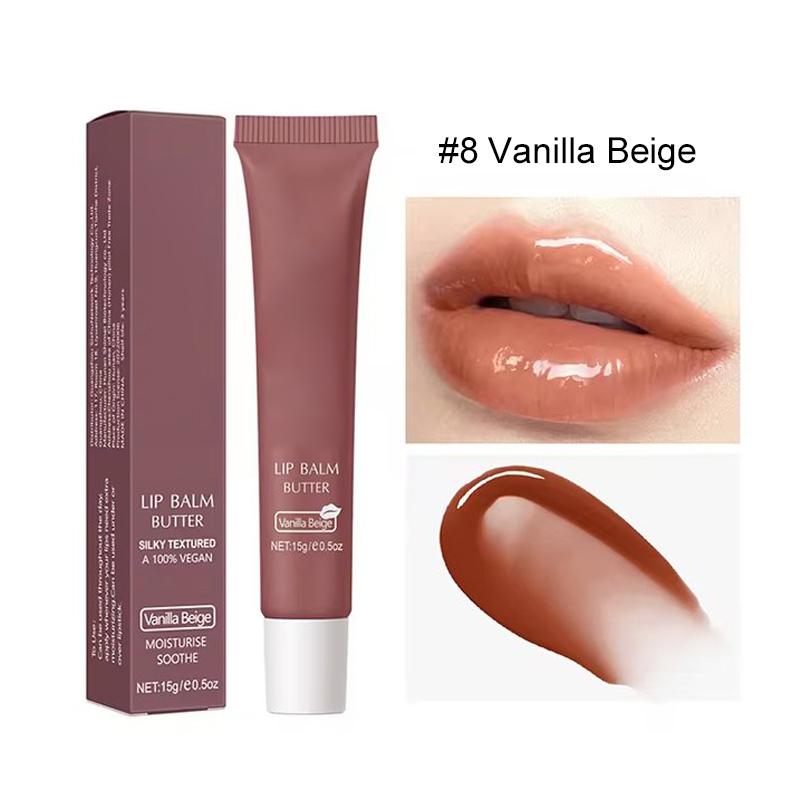 6Pcs Tinted Lip Butter Balm Set 6 Scents Shea Butter Lip Mask For Dry Lips 15g Each
