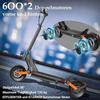 Scooter électrique JOYOR S8-S-Z - Deux moteurs 600 W - Batterie 48 V 26 Ah -- Autonomie 75 km - Noir