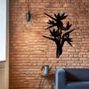 1pc Bird of Paradise Metal Wall Art Elegant Hanging Sign for Living Room Stylish Metal Wall Decor Perfect Housewarming Gift