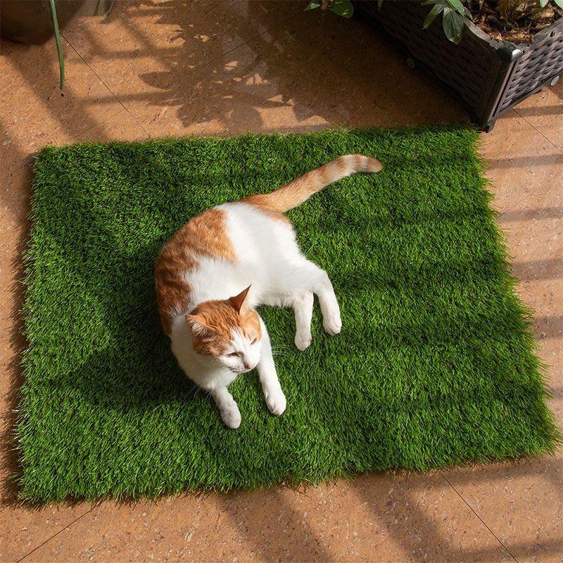 Simulation Lawn Mat for Pet, Green Artificial Turf, Dog Urinating Mat, Portable Waterproof Terrace, Indoor and Outdoor General