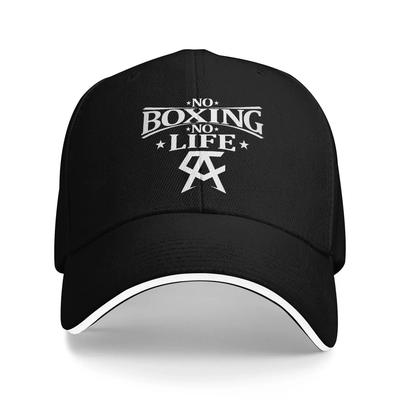 Летняя повседневная бейсболка Канело Альварес No Boxing No Life Для походов рыбалки Хип-хоп кепки Для пары Женские Ретро бейсболки