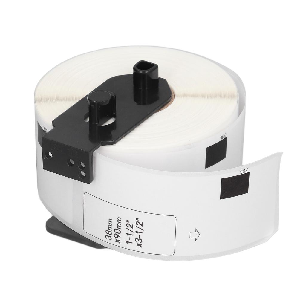 Термоэтикетки Термочувствительный материал 38x90 мм Многоразовый Съемный DK Бумажный сердечник Поддержка Рулон этикеток 