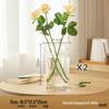 Обновленная портативная прозрачная акриловая ваза для цветов (2-Pack)