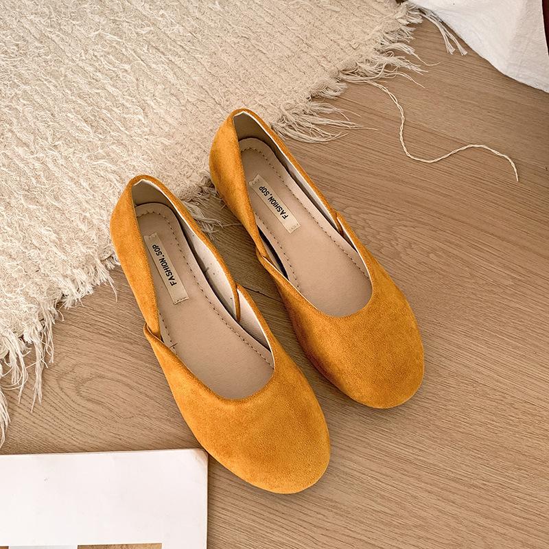 Туфли женские ретро красные с круглым носком и плоским носком, новинка весны 2025 года, одна педаль с юбкой, туфли Мэри Джейн