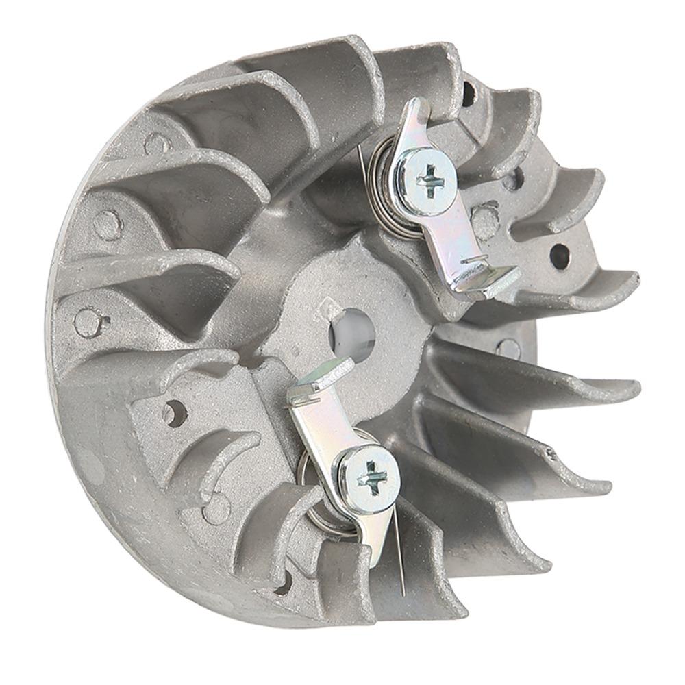 Silver Chainsaw Flywheel Aluminium Alloy Garden Tool Replacement for Husqvarna 137 137e
