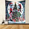 Nightmare Christmas Pattern Tapestry Wall Hanging Boho Aesthetic Wall Blanket For Bedroom Living Room Dorm Home Wall Decor 1012596