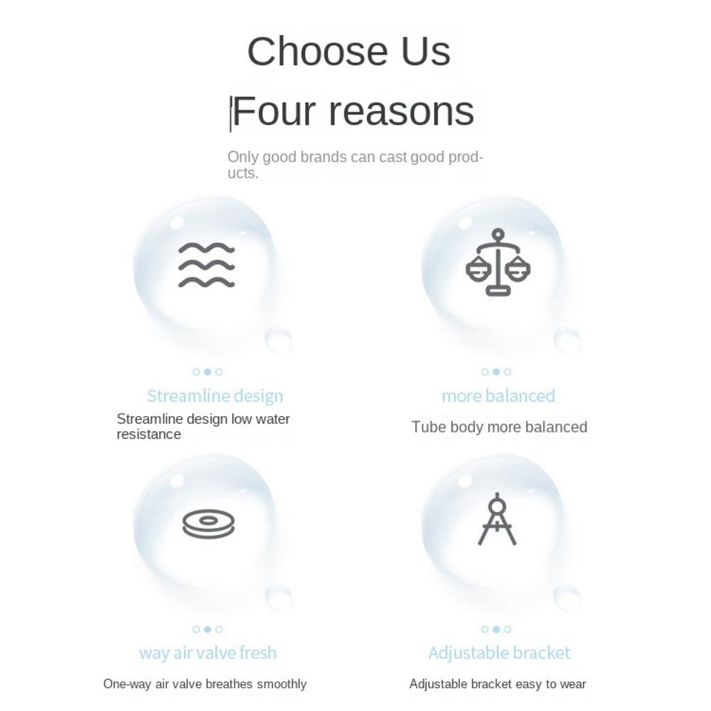 Adjustable Silicone Front Swimmer Snorkel Diving Equipment Diving Snorkel Kid