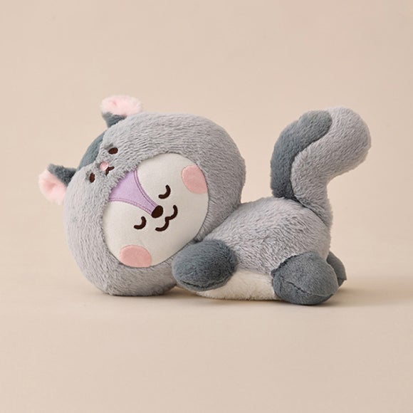 BT21 MANG BABY FLUFFY Лежащая кукла/ Брелок для ключей/ Костюмированный шкаф, набор из шляпы-ведра/ Мини-сумка-шнурок с подвесками/ Сумка-чехол для куклы-лица (5 вариантов)
