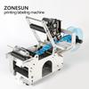 ZONESUN ZS-LT50D / ZS-LT50DT Semi-automatic Round Bottle Labeling Machine With Code Printer Label Applicator