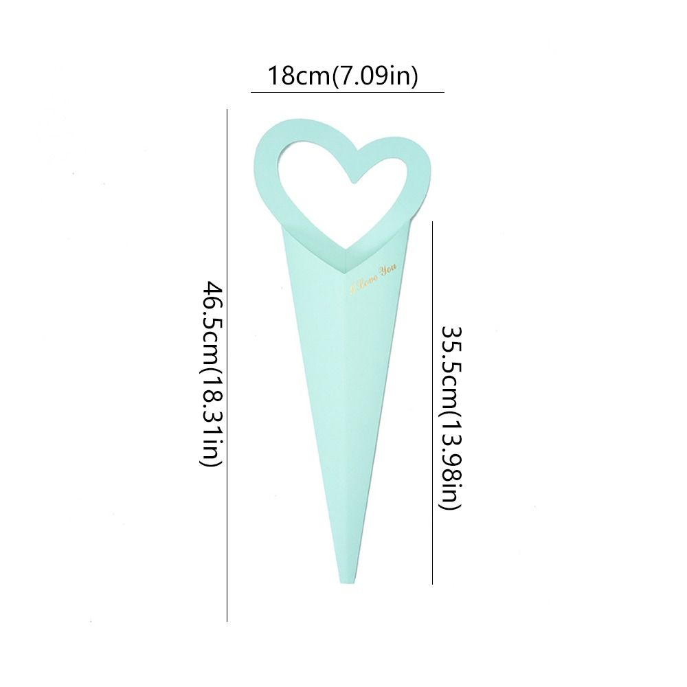 10 шт. Романтичная коробка для одного цветка в форме сердца, бумажная коробка для упаковки букета, для свадьбы, дня рождения