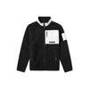 X Mastermind World Color Block Pocket Fleece Linen Logo Jacket Men Jacket Black A28ZA-N92