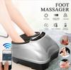 Модернизированный электрический встряхивающий массажер для ног с воздушным сжатием, инфракрасный нагрев, разминающий аппарат для здравоохранения шиацу с пультом дистанционного управления