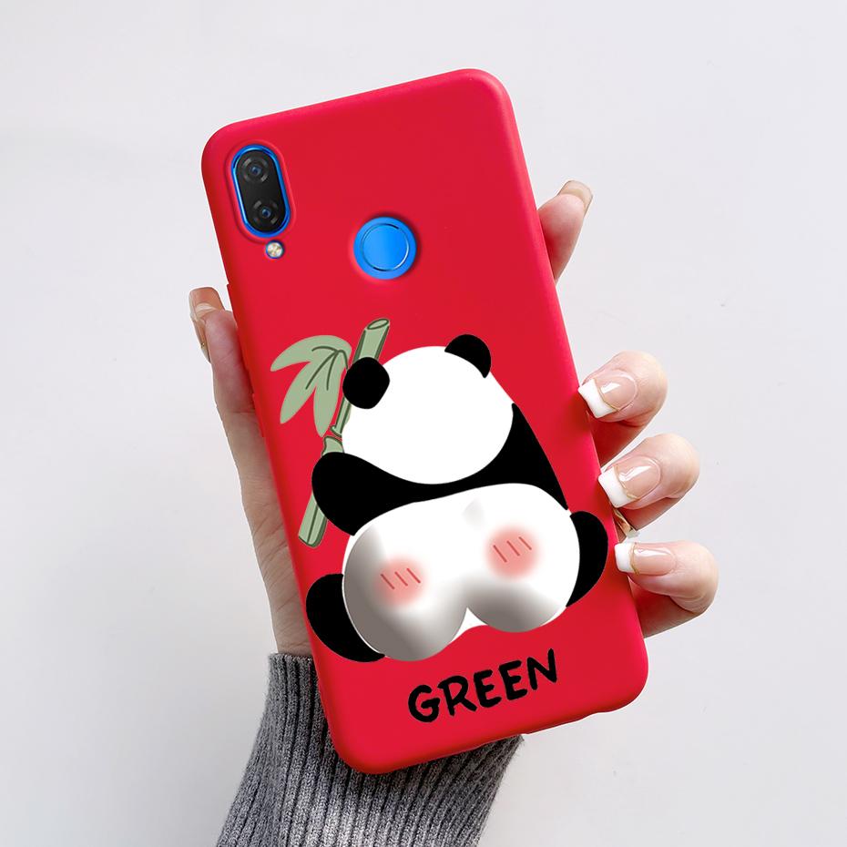 Чехол для Huawei Nova 3i INE-LX1 INE-LX2 Чехол с пандами Мягкий силиконовый чехол для телефона Для Huawei P Smart Plus 2018 Nova3i Fundas Бампер