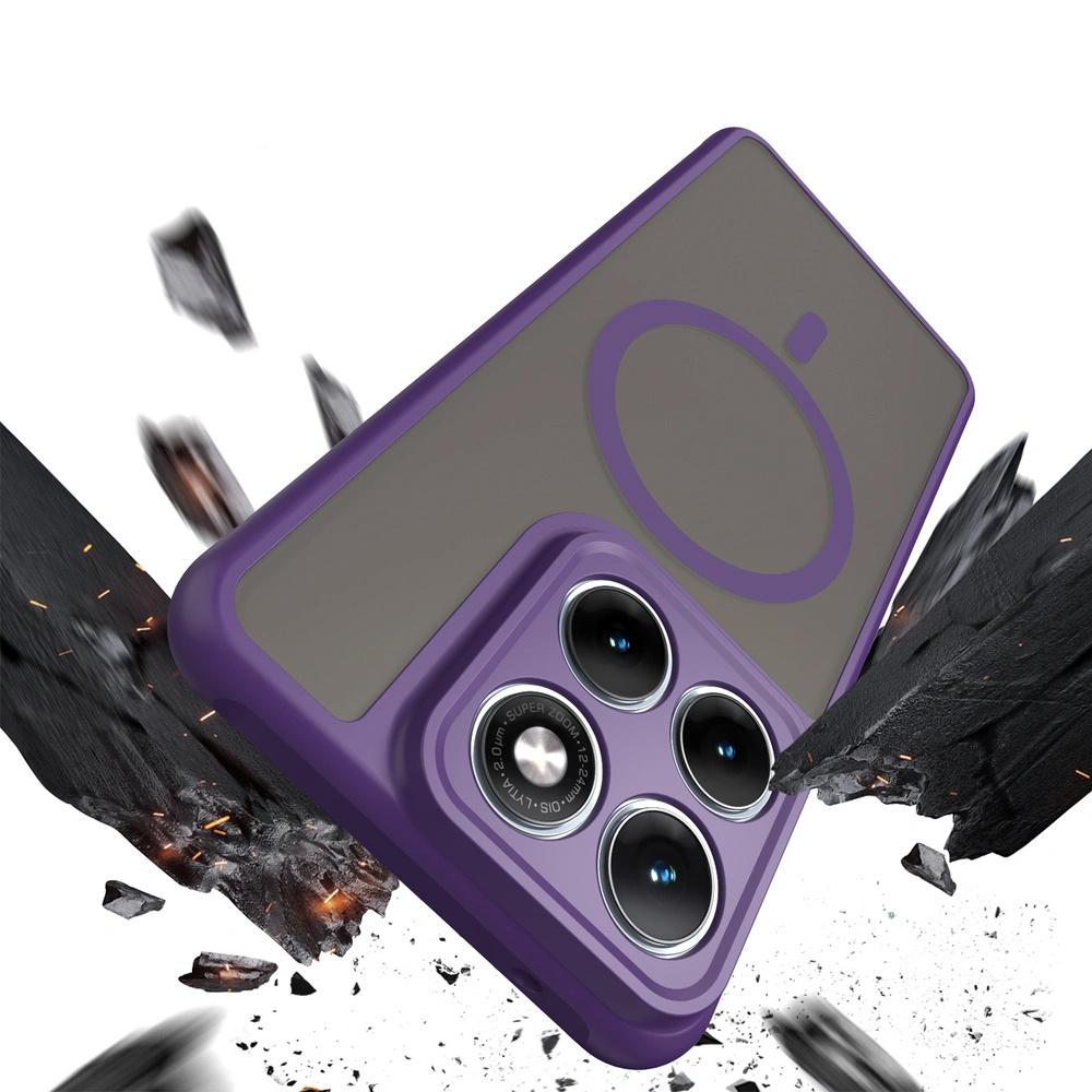 Motorola Edge 70 Fusion Matte Case for MagSafe Purple