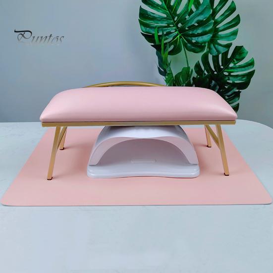 Маникюрная подушка для рук из искусственной кожи, удобный дизайн, поддержка ногтей, запястья, противоскользящая подушечка, женские аксессуары