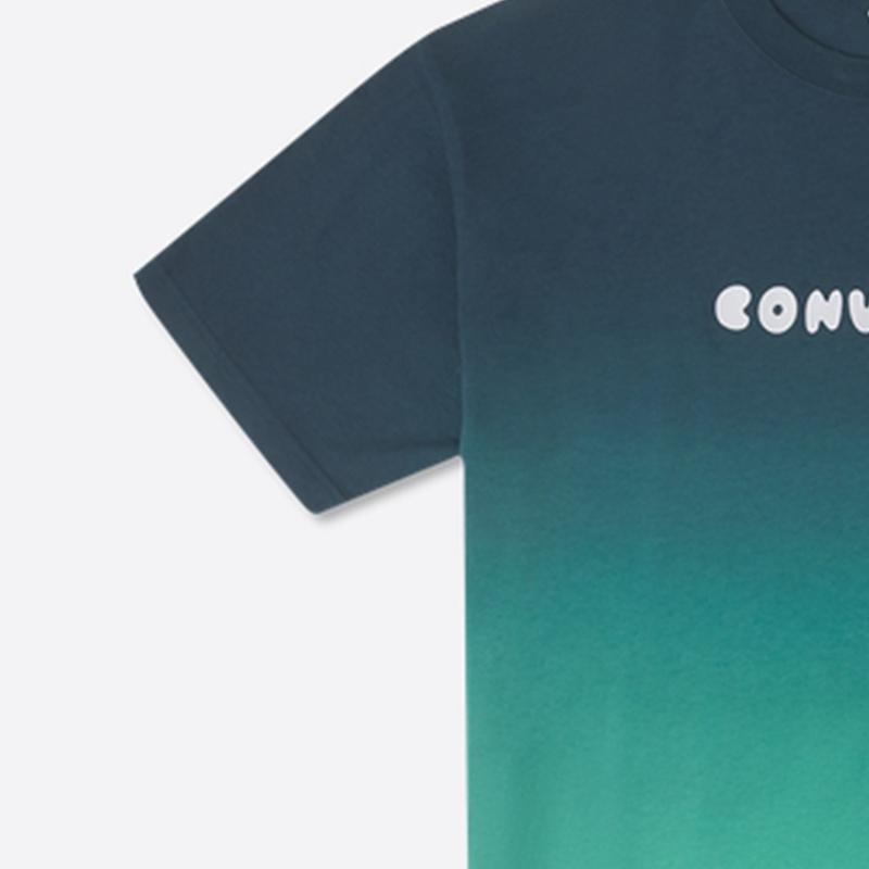 Converse Футболки Мужские Зеленые С Круглым Вырезом Умеренный Прямой Крой 10027653-A01