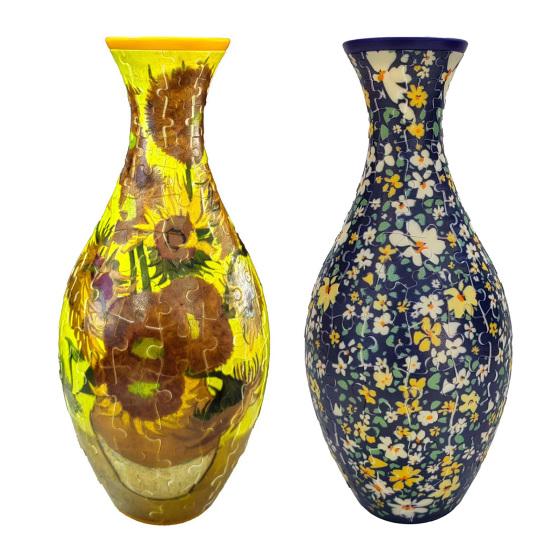 3D пазл ваза своими руками цветок замок морская волна лодка принт