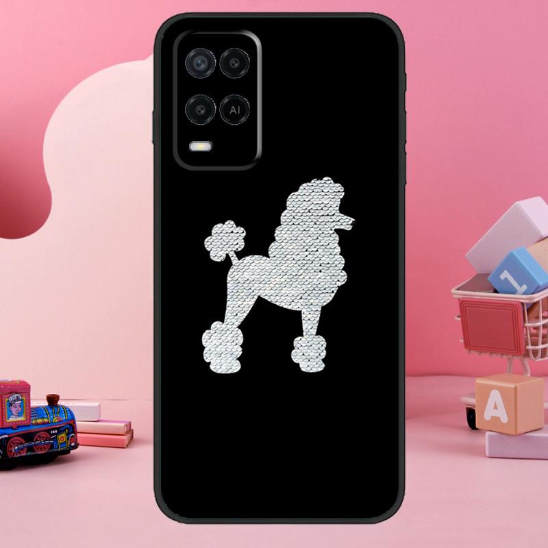 Poodle Dog Cartoon Case For Oppo A98 A78 A18 A38 A58 A60 A80 A40 A77 A57 A17 A74 A54 A94 A96 A76 A16 A15 A5 Pro