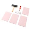 Rubber Carving Blocks for DIY Printmaking Crafts Soft Linoleum Block Stamp Making Kit for Beginners