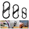 30/60Pcs S-Shaped Carabiners Snap Hooks Small Alloy Portable Keychain Clip Tiny Clip Attachment Carabiners