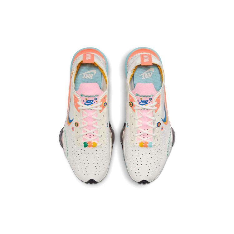 Nike Женские кроссовки Air Zoom-Type Flowers, Rainbow And Beads Cream Sail Signal-Blue DJ5064-144