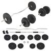 VidaXL Dumbbell Set Dumbbell Bars 30 Kg Exercise Weight Training 91400