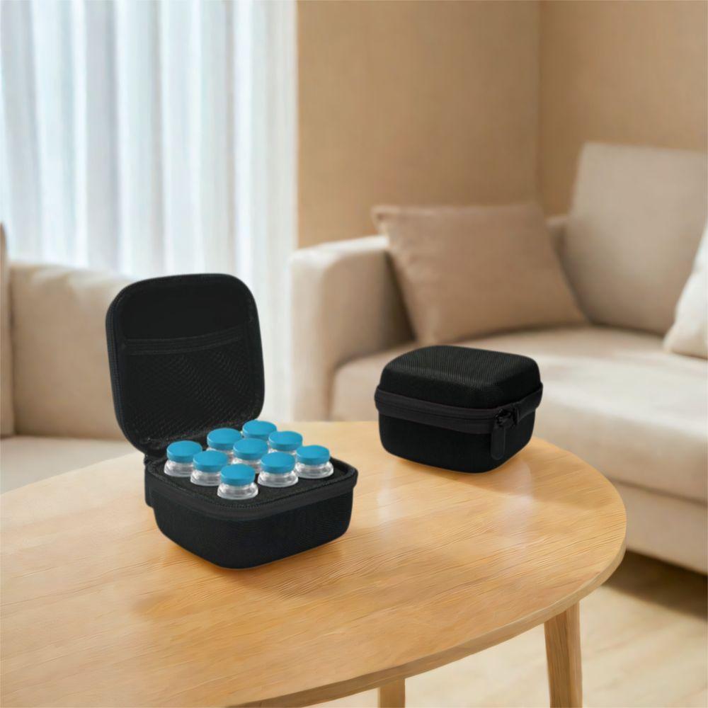 10ML 9 Vials Storage Case EVA Essentials Oil Case Portable Insulin Organizer Travel