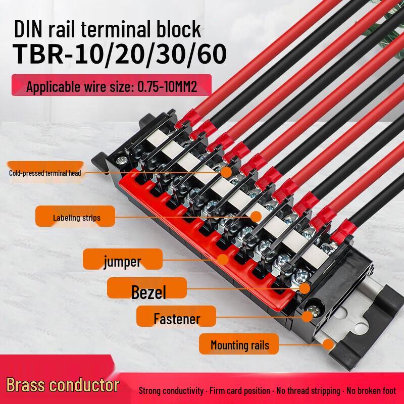 HUIJUN 600V TBR Rail Terminal Block