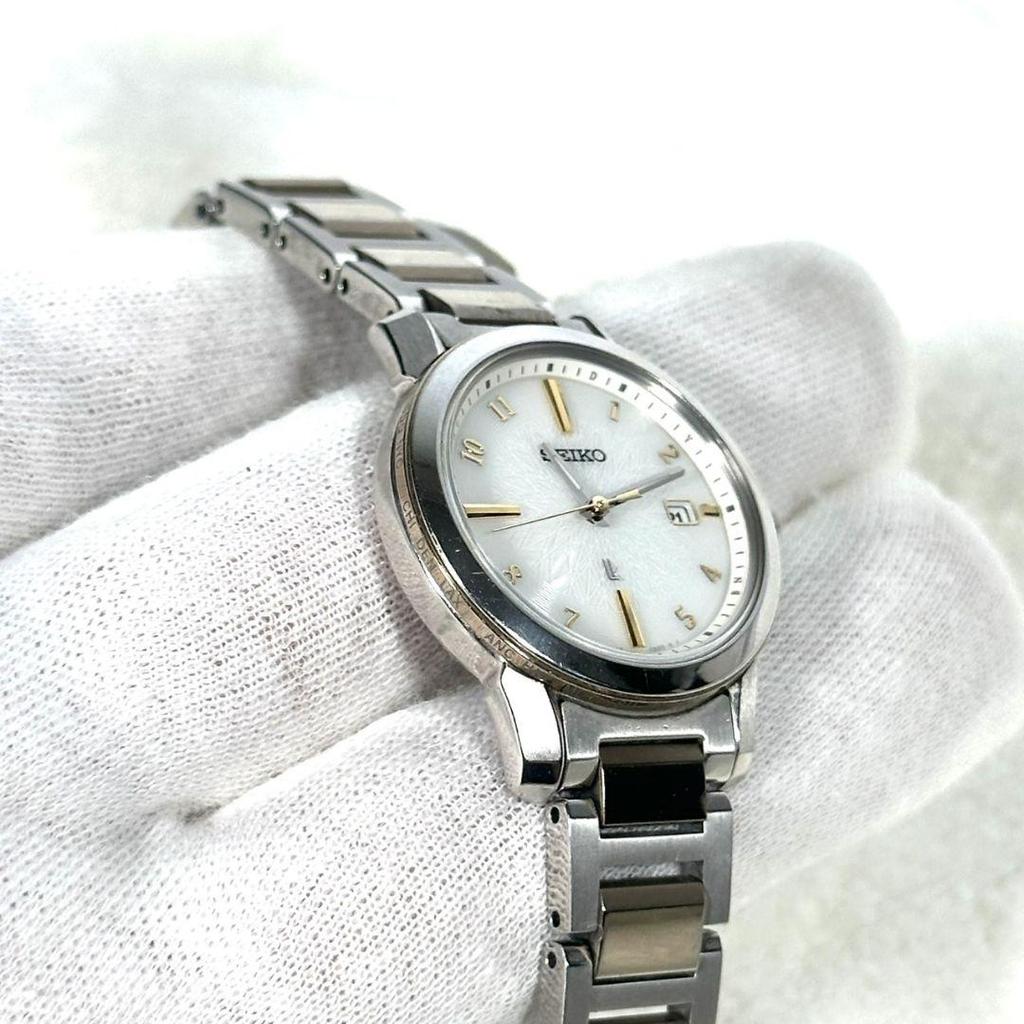 [USED] Seiko Lukia 1B35-0AN0 Titanium White SSQV082