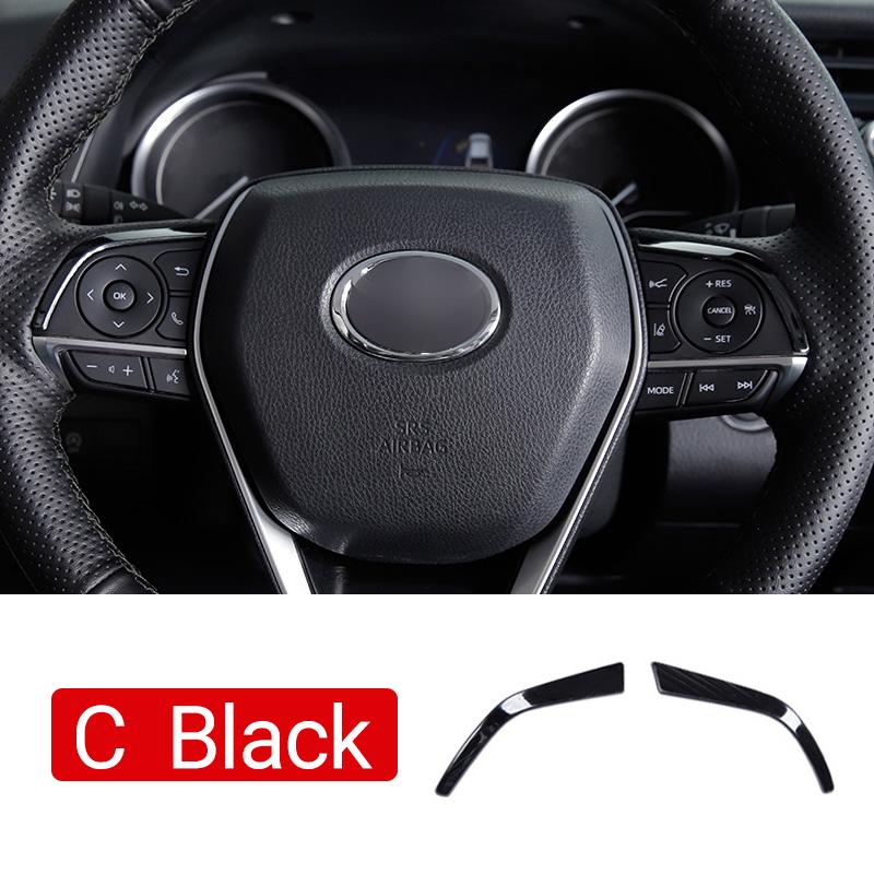 Для Toyota Camry XV70 2018-2021 2022 2023 Нержавеющая сталь рулевое колесо автомобиля кнопки панель отделка чехол крышка наклейки аксессуары