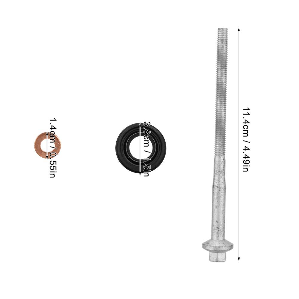 Seal Washer Fuel Injector Seal Kit O Ring Clamp Bolt Injector Seal Washer Kit Replacement Part Injector Sealing Kit