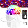 Mini Disco Ball Light - Sound-Activated RGB Strobe Party Lighting with Remote Control and USB Power Supply for Home Dance, Karaoke, Birthday Parties,