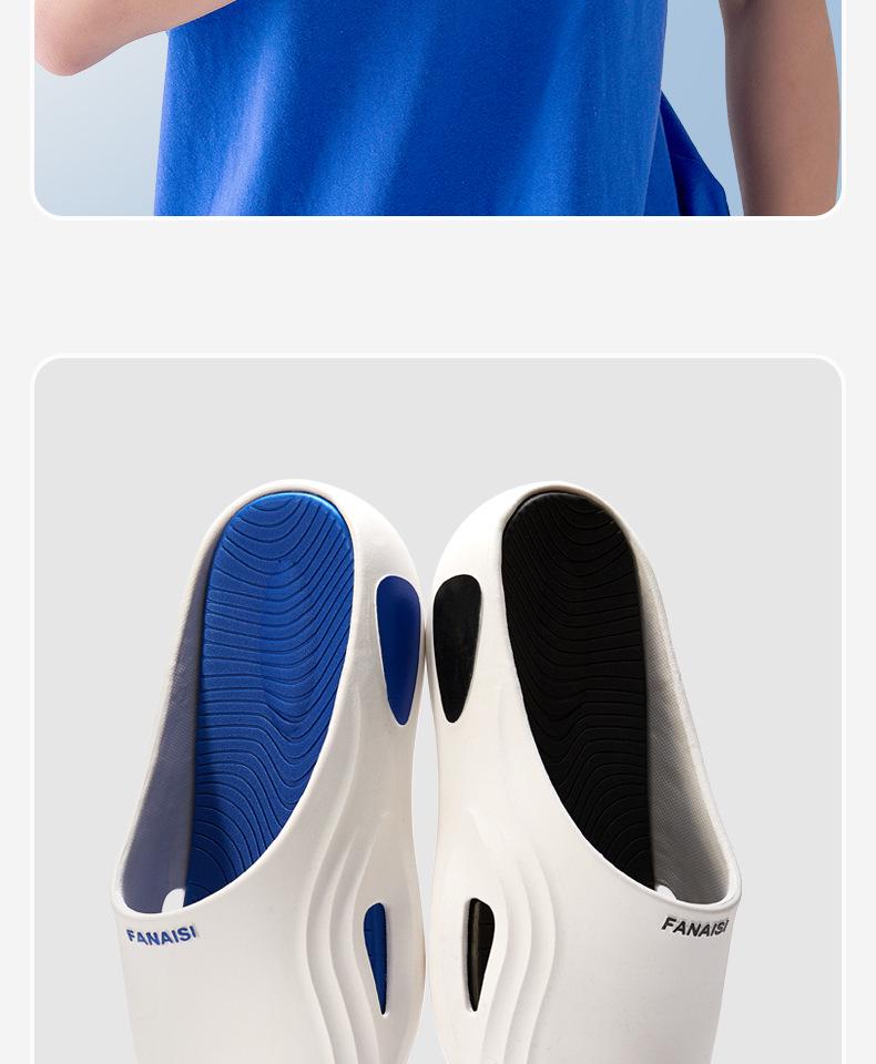 Мужские нескользящие тапочки для дома/улицы 2025: Летний стиль, Готовый к купанию, Унисекс и Всесезонный