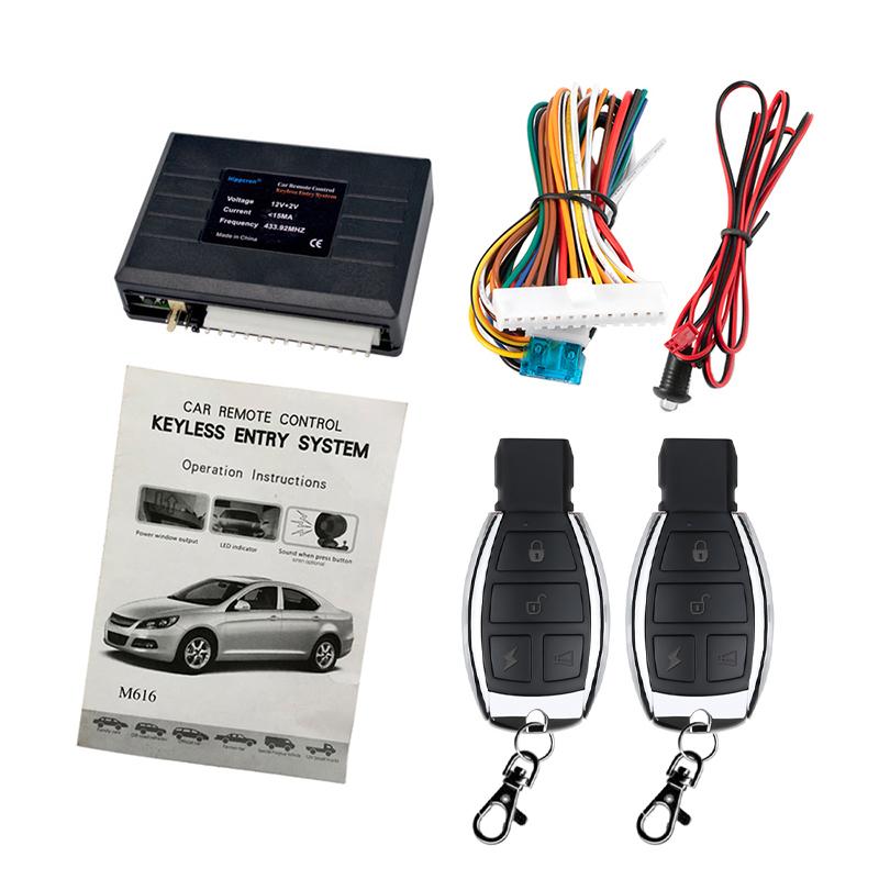 Автомобильный дистанционный центральный замок, вход без ключа, автомобильная сигнализация, открытый багажник, мигает светом, 12 В