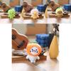 Adorable Fruit Duck Keychain Plush Toy Cute Bag Charm Soft Stuffed Animal