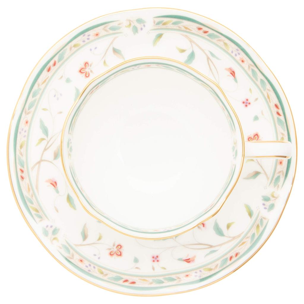Чашка-блюдце Noritake 220 куб. см. Hanasara Bone China & (Кофе чай) Т59387А/4409