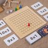 Multiplication Practice Cards: 99-Table Recitation & Reaction Game Teaching Aid