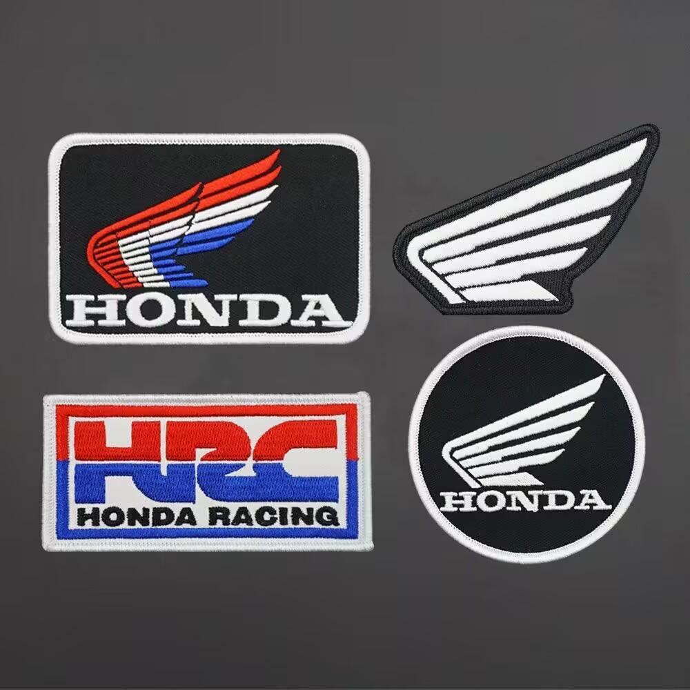 APQ1 Для Honda CB400 CB650 FCBF CBR25ORR CRF SH3O0 NC75O Мотоцикл Логотип Вышитые Тканевые Наклейки Заплатка для Одежды с Дырками Наклейка