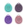 Soft Silicone Makeup Brush Cleaner Folding Powder Puff Cleaning Bowl Eyeshadow Brush Cleaning Pad Beauty Tools Portable Washing