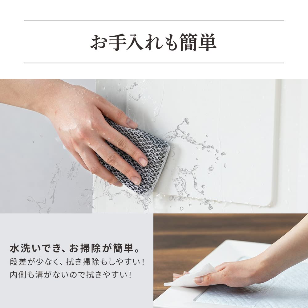 IRIS OHYAMA Туалет для собак Квадратный лоток для собак Просто зажим Магнит Обычный Светло-серый Моющийся