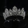 New Queen's Crown Bridal Wedding Headwear Luxurious Crown Big Head Circumference Hair Accessories Main Wedding Dress Birthday Accessories