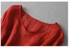 2023 Summer Ethnic Retro French Embroidered V-Neck Cotton Linen Long Dress