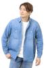Tops Denim Work Shirt Long Sleeve ET2138 Light Blue L Men's