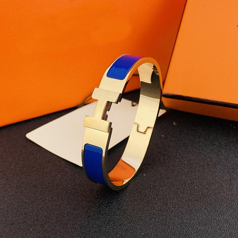 2026 Классический Модный Тренд Браслет Женский Розовое Золото Пряжка-Карта Браслет Ювелирные Аксессуары Ширина 12 мм