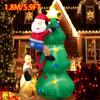 Christmas Tree Inflatable Style Decorations Built-in LED Lights Inflatable Model Indoor Outdoor Ornament Xmas Party Garden Decor